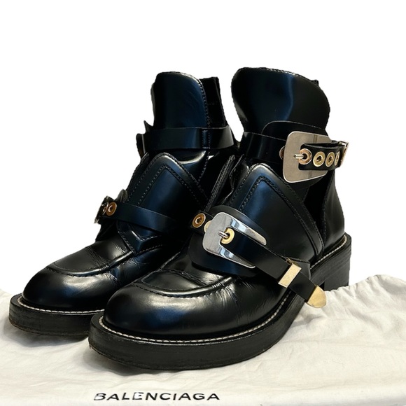 Balenciaga Shoes - Balenciaga Ceinture Boots, Black